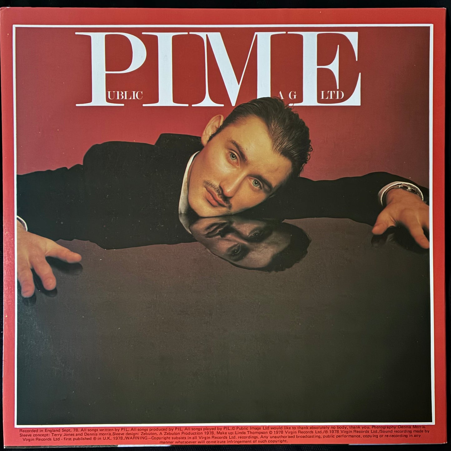 PUBLIC IMAGE LTD - PUBLIC IMAGE (USED VINYL 1981 AUS M-/M-)