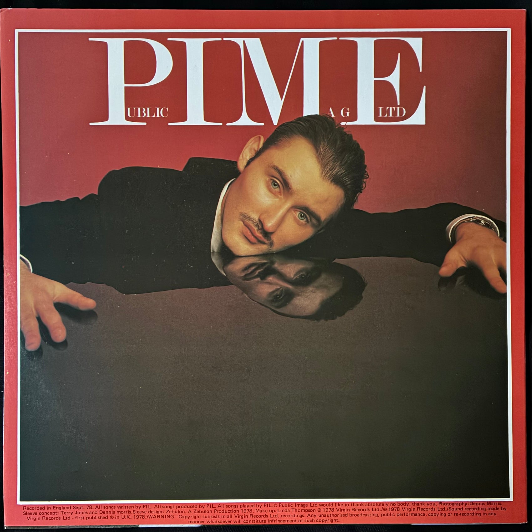 PUBLIC IMAGE LTD - PUBLIC IMAGE (USED VINYL 1981 AUS M-/M-)