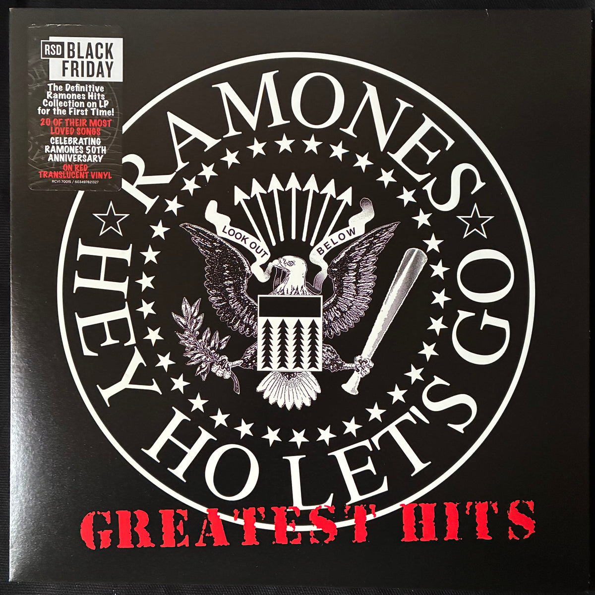 RAMONES - GREATEST HITS (RED COLOURED) (USED VINYL 2024 US M-/M-)