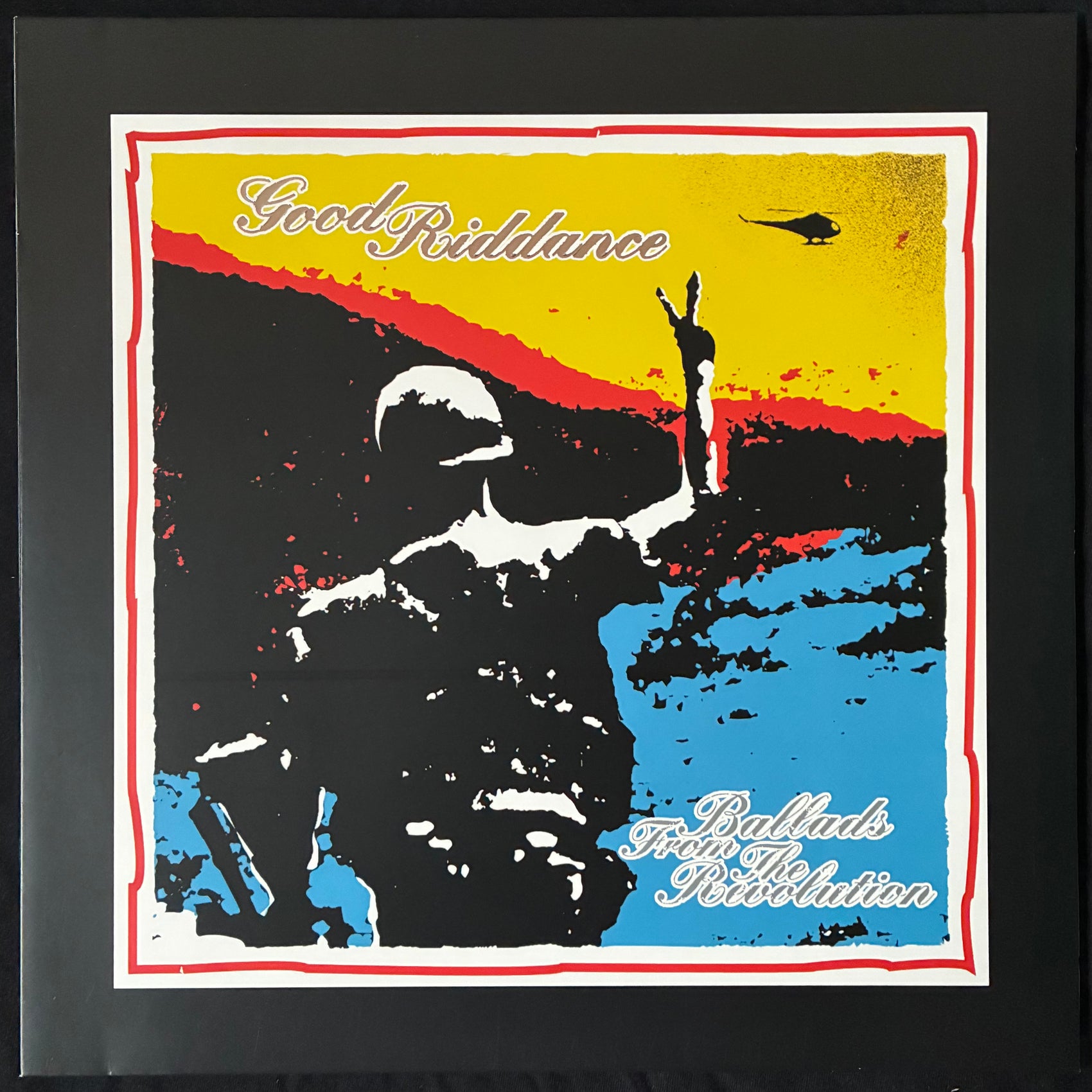 GOOD RIDDANCE - BALLADS FROM THE REVOLUTION (YELLOW/BLUE COLOURED) (USED VINYL 2023 US M-/M-)