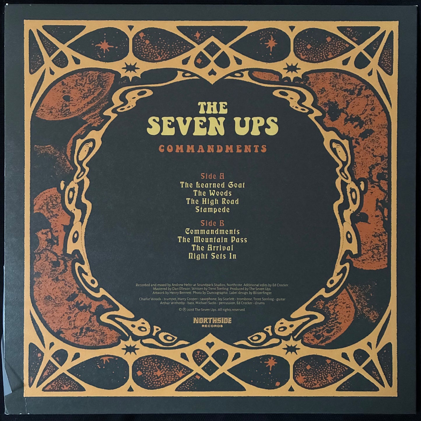 SEVEN UPS - COMMANDMENTS (USED VINYL 2018 AUS M-/M-)