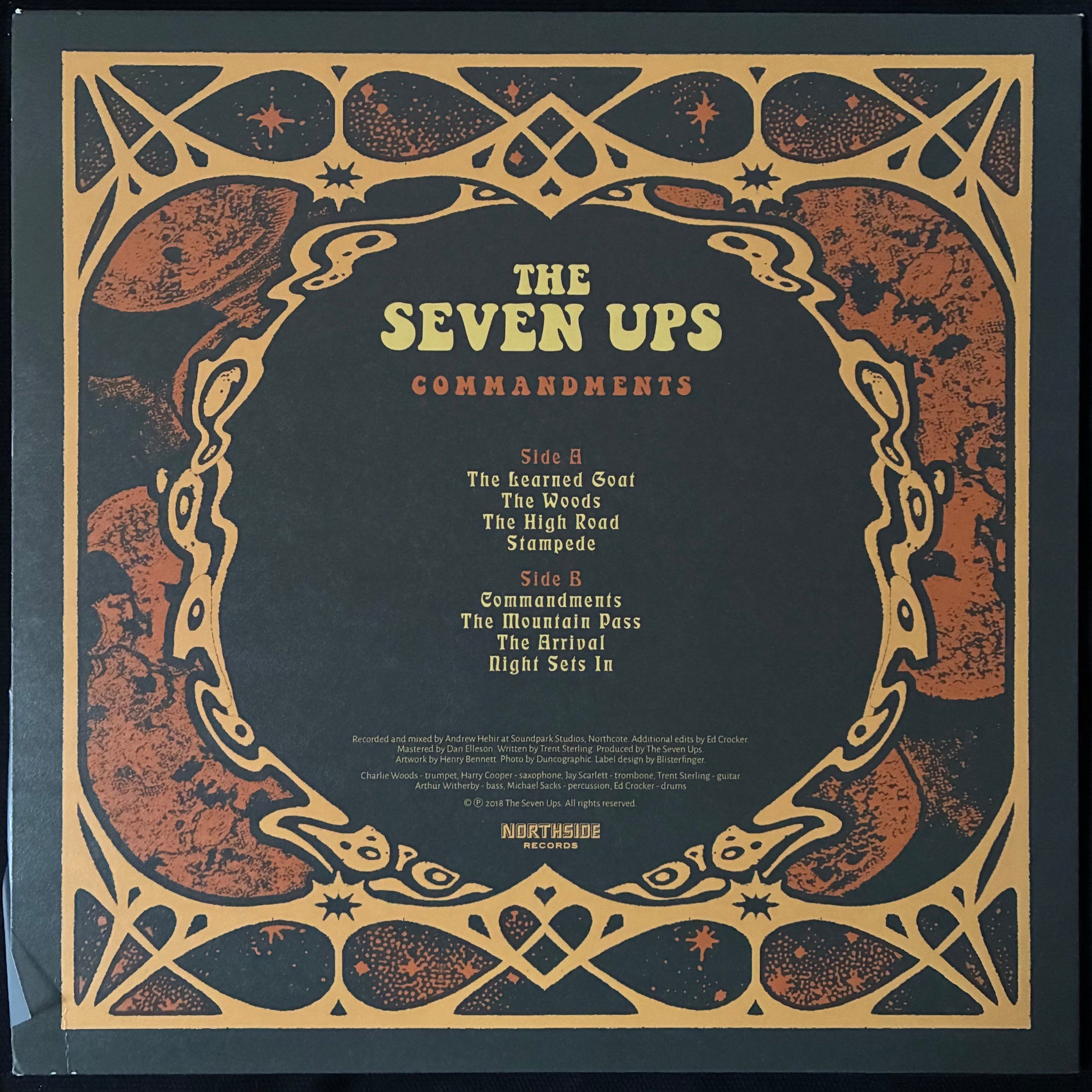 SEVEN UPS - COMMANDMENTS (USED VINYL 2018 AUS M-/M-)