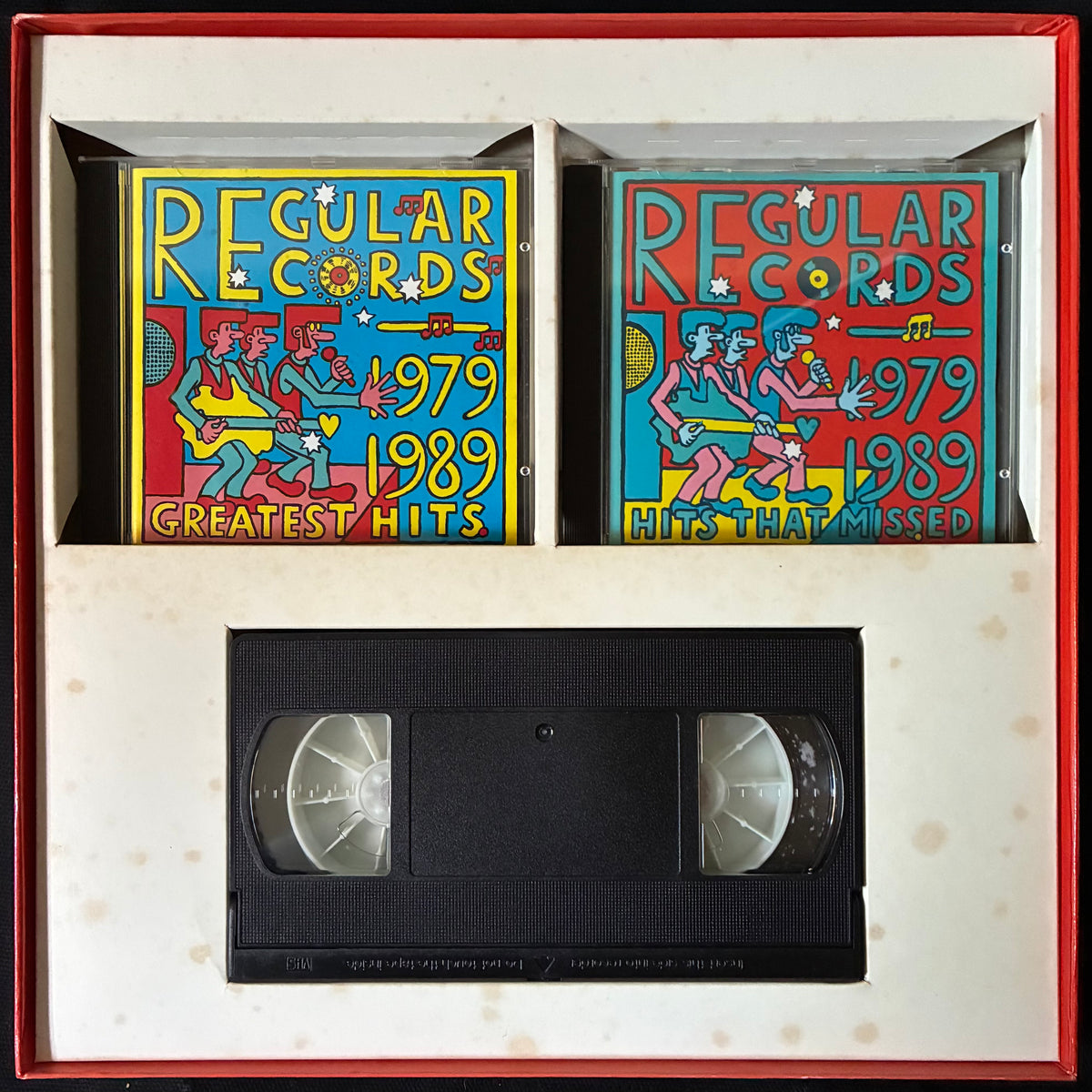 VARIOUS ARTISTS - REGULAR RECORDS 1979-1989 : THE BOXED SET (2CD + VHS BOX SET) (USED CD 1989 US M-/M-)