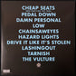 DAVE HAUSE - DRIVE IT LIKE IT'S STOLEN (BLUE COLOURED) (USED VINYL 2023 US M-/M-)