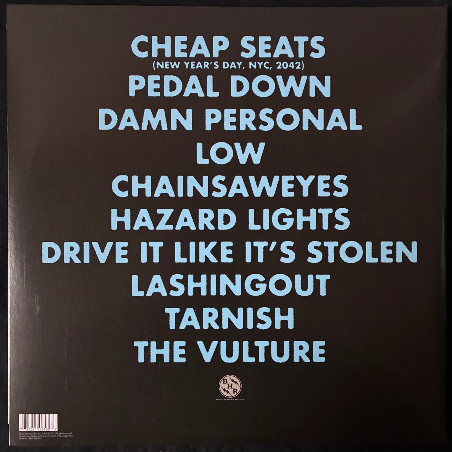 DAVE HAUSE - DRIVE IT LIKE IT'S STOLEN (BLUE COLOURED) (USED VINYL 2023 US M-/M-)