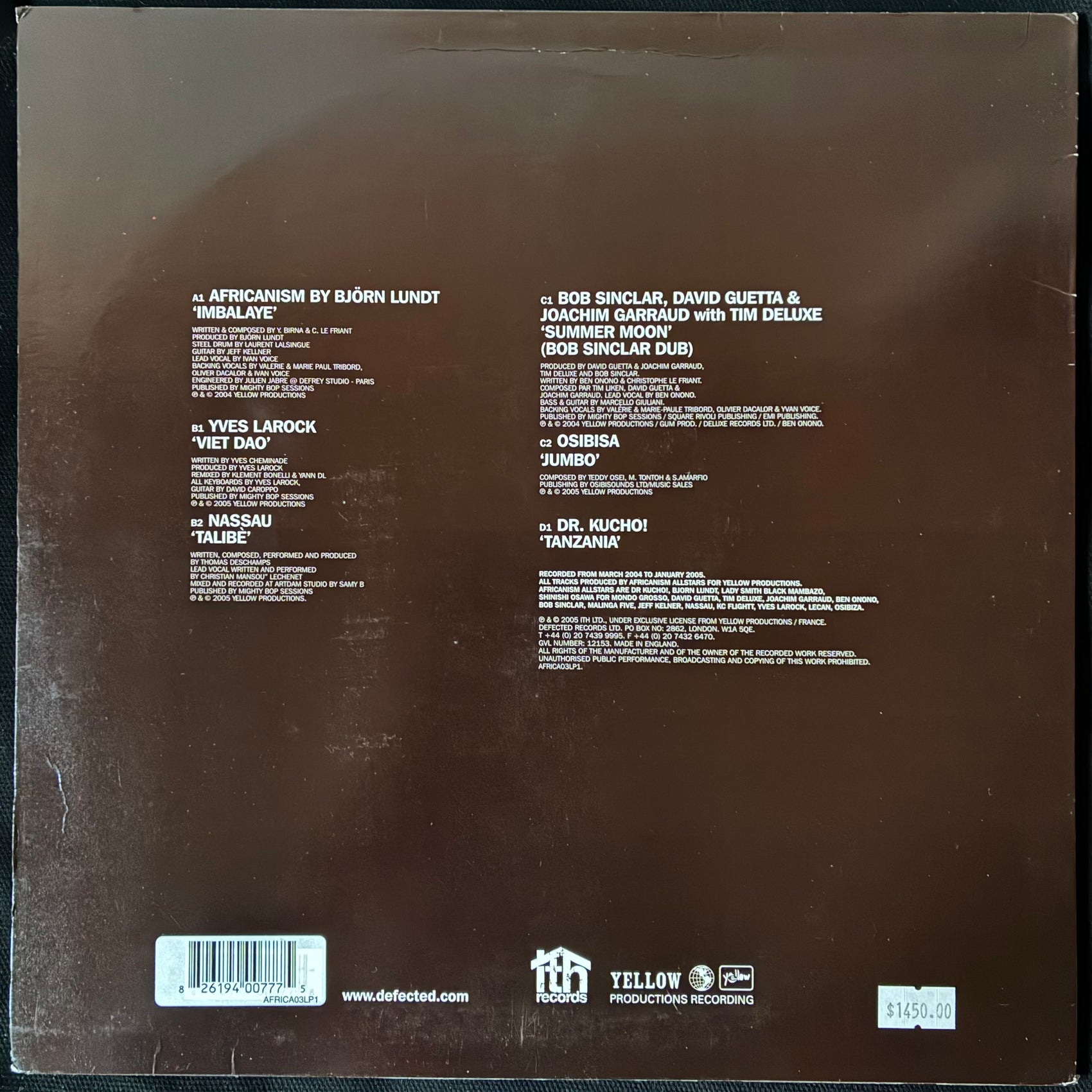 VARIOUS ARTISTS - AFRICANISM VOL. III PART ONE (2x12") (USED VINYL 2005 UK EX+/EX+)