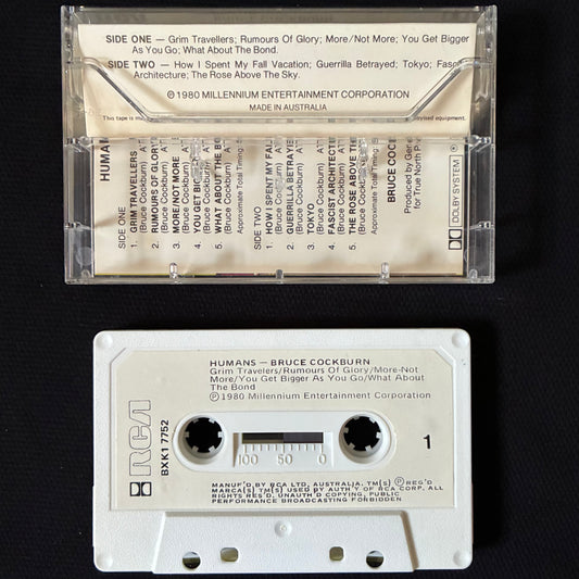 BRUCE COCKBURN - HUMANS (USED CASSETTE 1980 AUS)