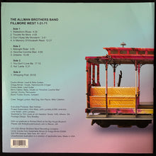 Load image into Gallery viewer, ALLMAN BROTHERS BAND - FILLMORE WEST 1-31-71 (2LP+ART PRINT) (USED VINYL 2020 US M-/EX+)
