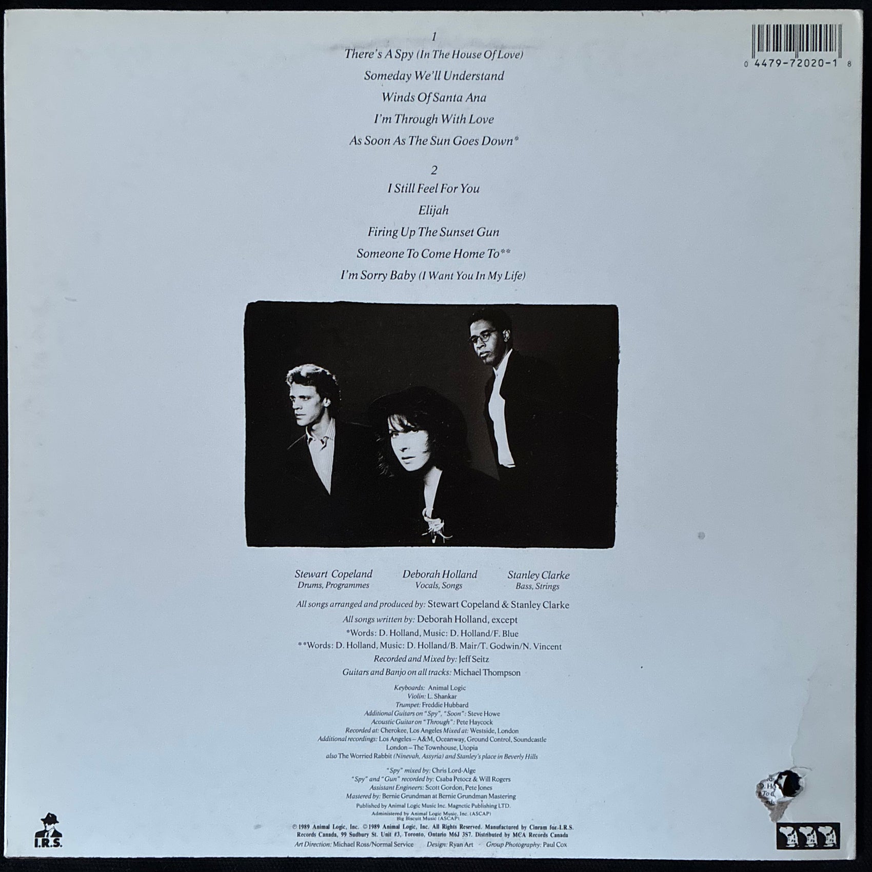 ANIMAL LOGIC - ANIMAL LOGIC (USED VINYL 1989 CANADA M-/EX-)