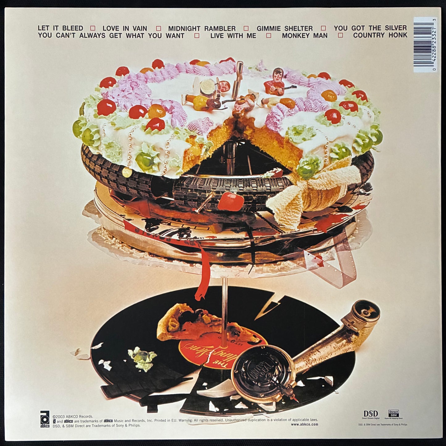 ROLLING STONES - LET IT BLEED (USED VINYL 2003 EU M-/M-)
