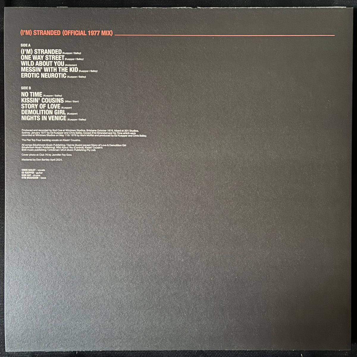 SAINTS - (I'M) STRANDED (4LP BOX SET) (USED VINYL 2024 US M-/M-)
