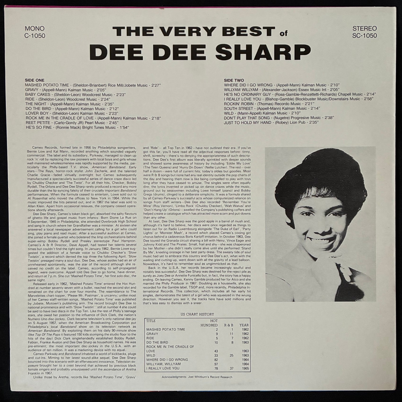 DEE DEE SHARP - THE BEST OF DEE DEE SHARP (USED VINYL US M-/M-)