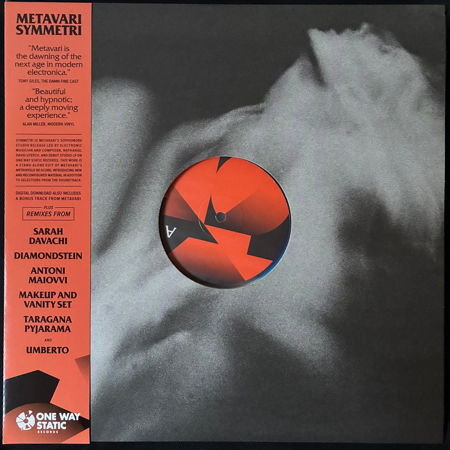 METAVARI - SYMMETRI (CLEAR/BLUE COLOURED) (USED VINYL 2017 US M-/M-)