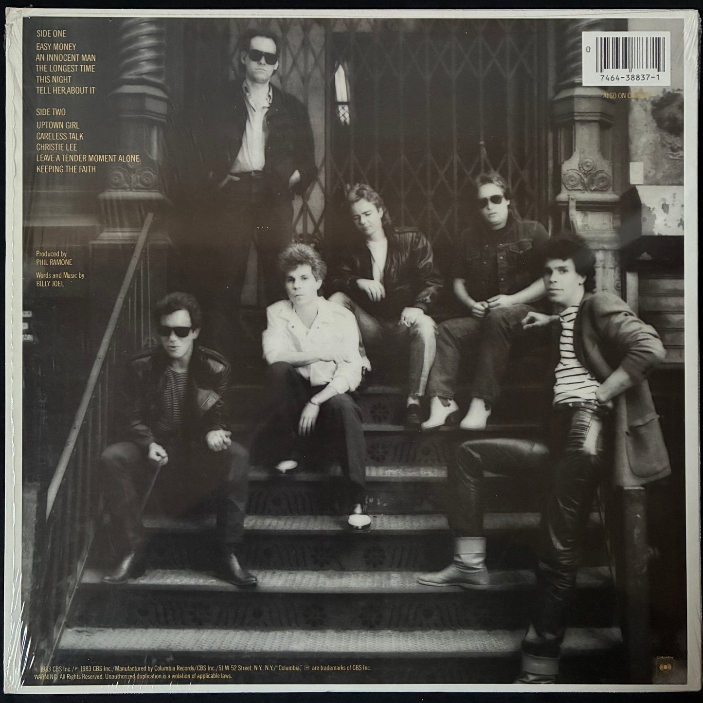 BILLY JOEL - AN INNOCENT MAN (FIRST PRESSING) (USED VINYL 1983 US M-/M-)