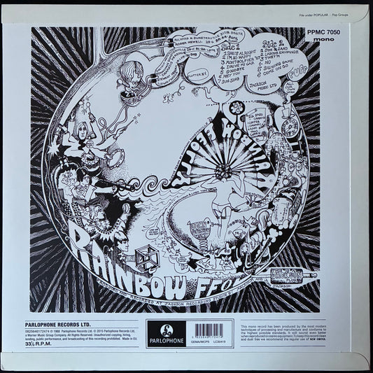 RAINBOW FFOLLY - SALLIES FFORTH (MONO) (YELLOW SPLATTER COLOURED) (USED VINYL 2015 UK M-/M-)