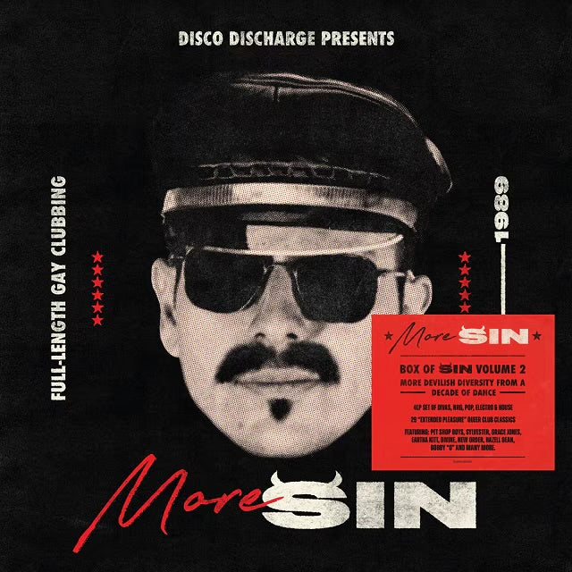 VARIOUS ARTISTS - DISCO DISCHARGE PRESENTS: BOX OF SIN: MORE SIN (4LP) VINYL