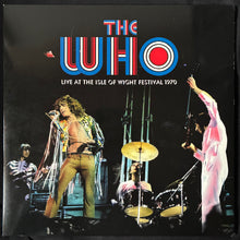 Load image into Gallery viewer, WHO - LIVE AT THE ISLE OF WIGHT FESTIVAL 1970 (3LP RED/WHITE/BLUE VINYL) (USED VINYL 2009 EU M-/M-)

