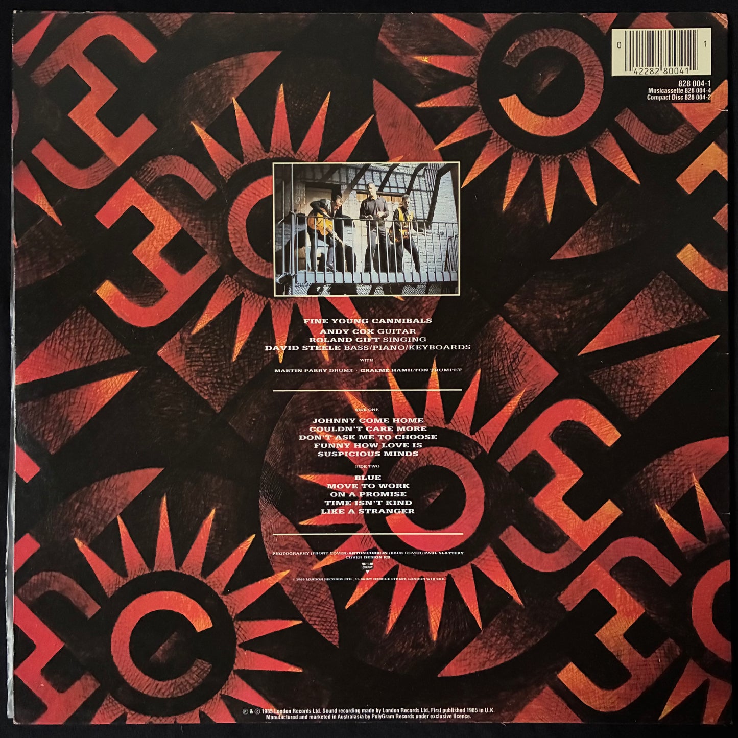 FINE YOUNG CANNIBALS - FINE YOUNG CANNIBALS (USED VINYL 1985 AUS M-/EX+)