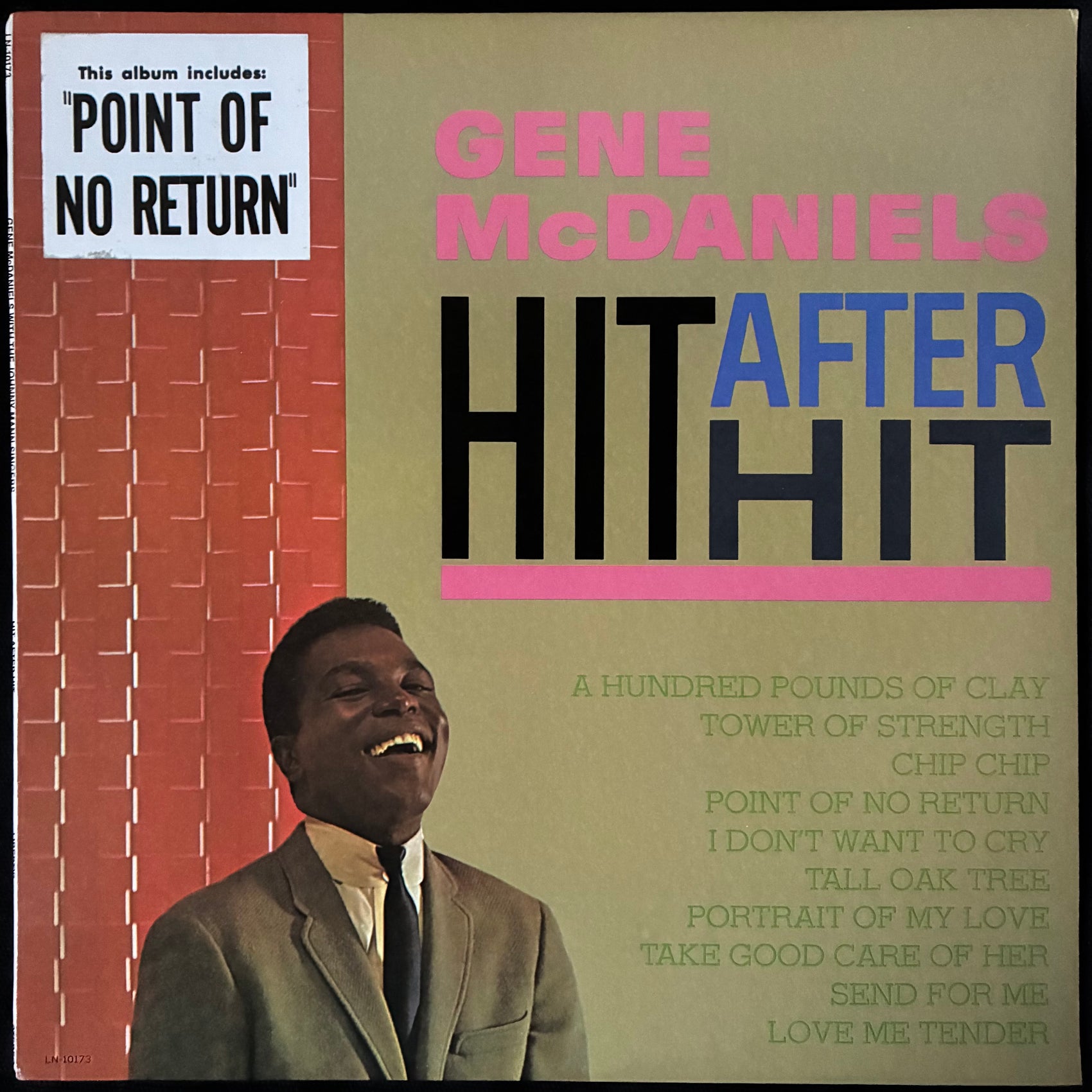 GENE MCDANIELS - HIT AFTER HIT (USED VINYL 1982 US M-/M-)