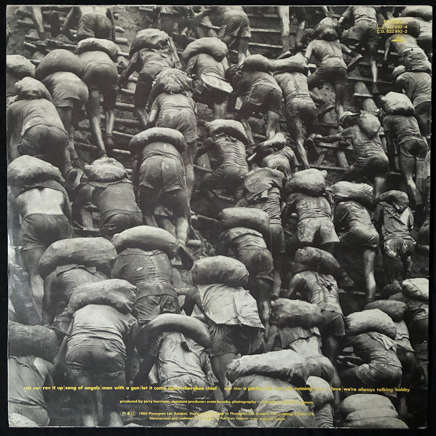 JERRY HARRISON - CASUAL GODS (USED VINYL 1988 AUS EX/EX+)