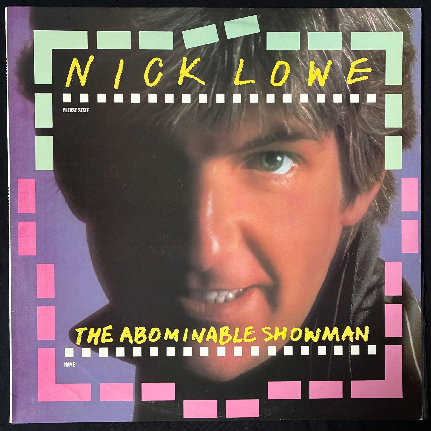 NICK LOWE - THE ABOMINABLE SHOWMAN (USED VINYL 1983 AUS M-/EX+)