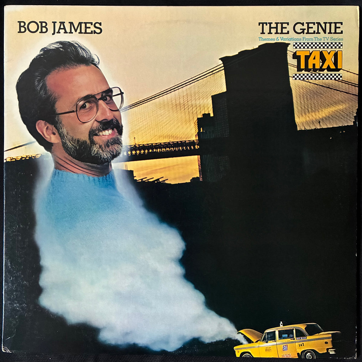 BOB JAMES - THE GENIE : THEMES & VARIATIONS FROM THE TV SERIES TAXI (USED VINYL 1983 US M-/EX+)