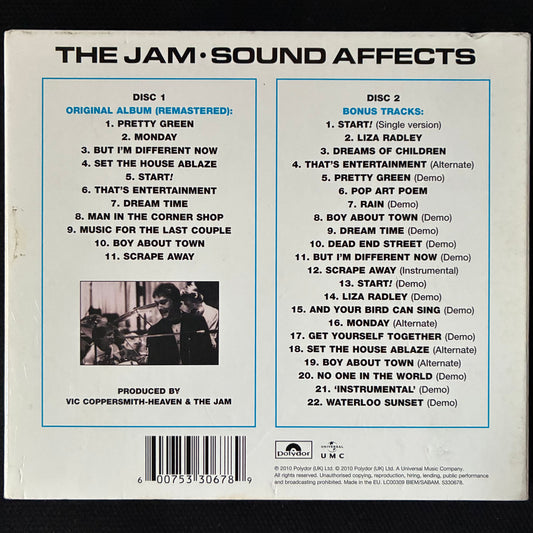 THE JAM - SOUND AFFECTS : DELUXE EDITION (2CD) (USED CD 2010 EU EX/EX)