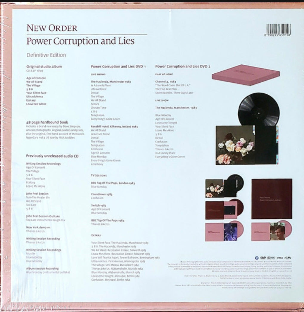 NEW ORDER - POWER CORRUPTION AND LIES (DEFINITIVE EDITION BOX SET) CD + VINYL