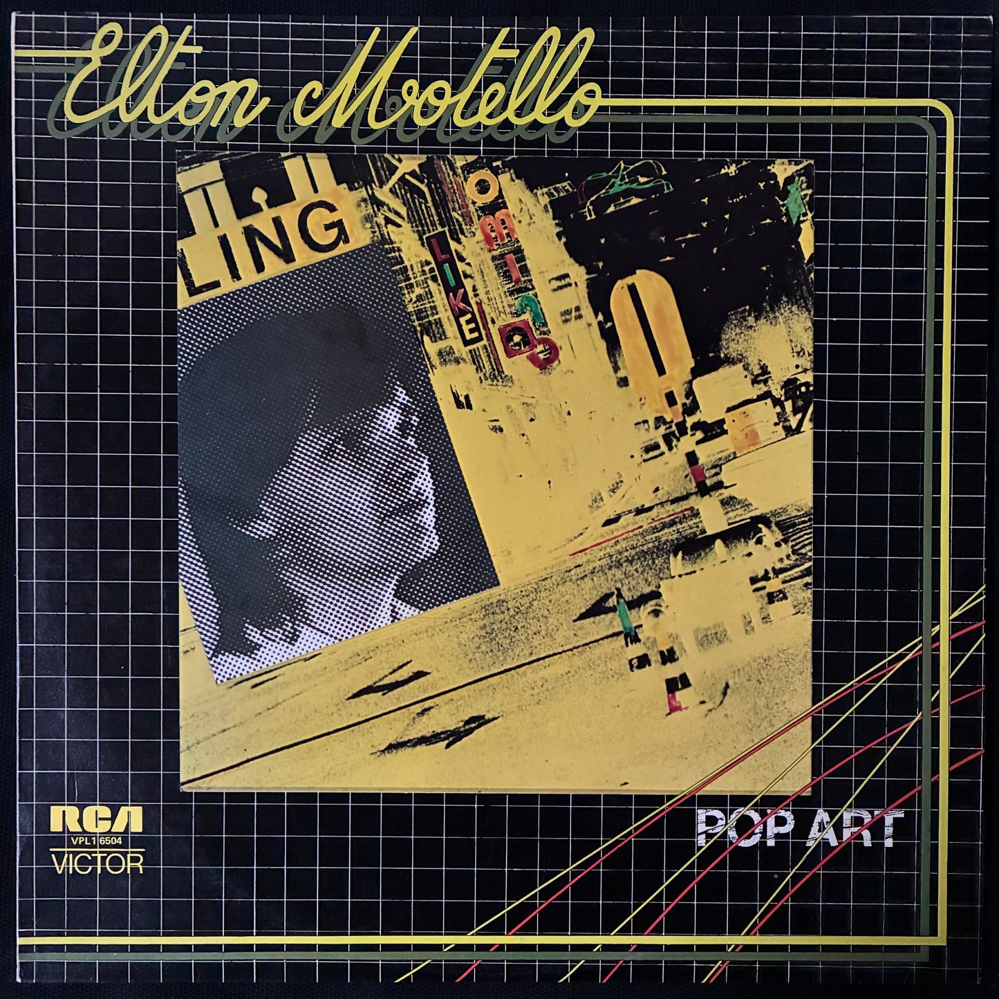 ELTON MOTELLO - POP ART (USED VINYL 1980 AUS M-/EX+)