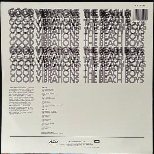 BEACH BOYS - GOOD VIBRATIONS (USED VINYL 1988 AUS M-/M-)
