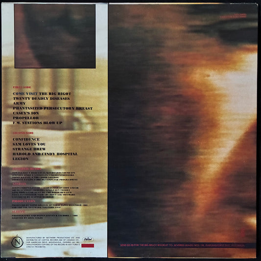 SEVERED HEADS - COME VISIT THE BIG BIGOT (USED VINYL 1986 CANADA EX+/EX)