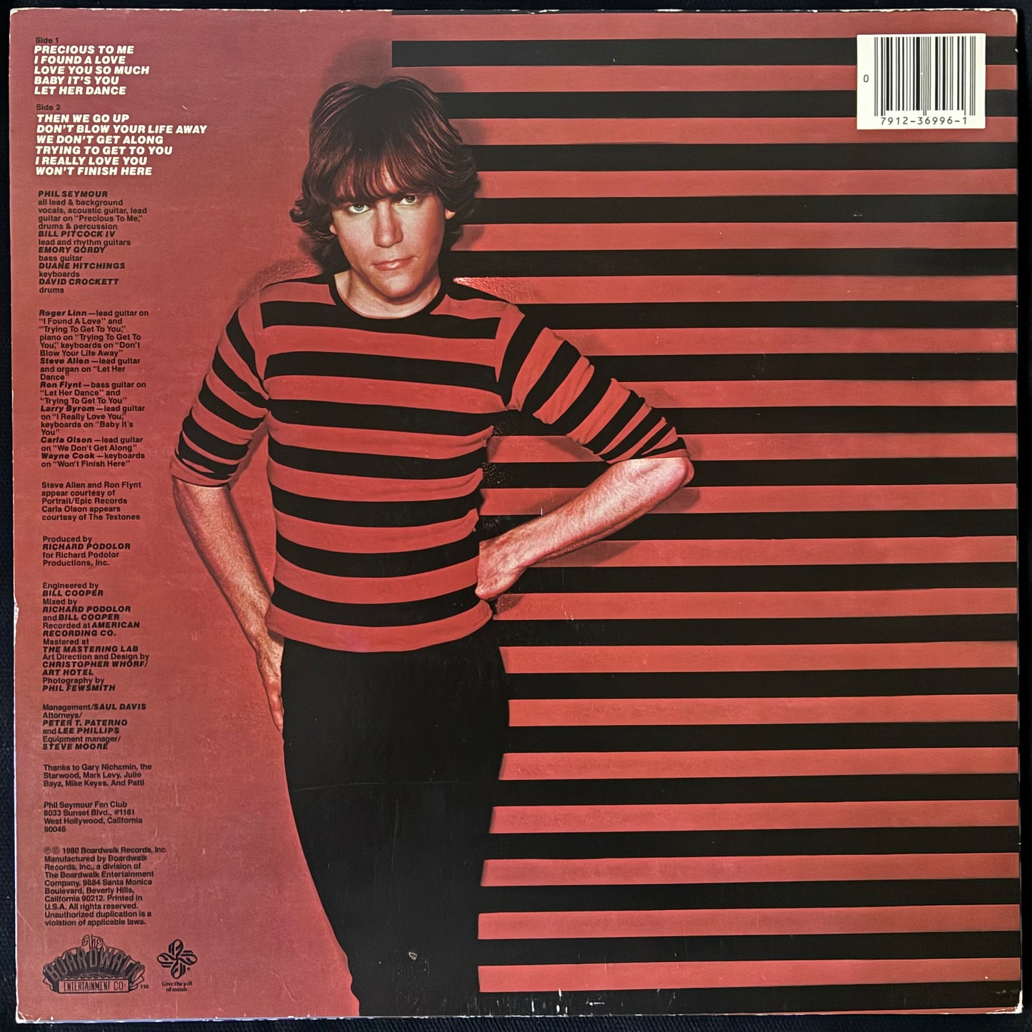 PHIL SEYMOUR - PHIL SEYMOUR (USED VINYL 1980 US M-/EX+)