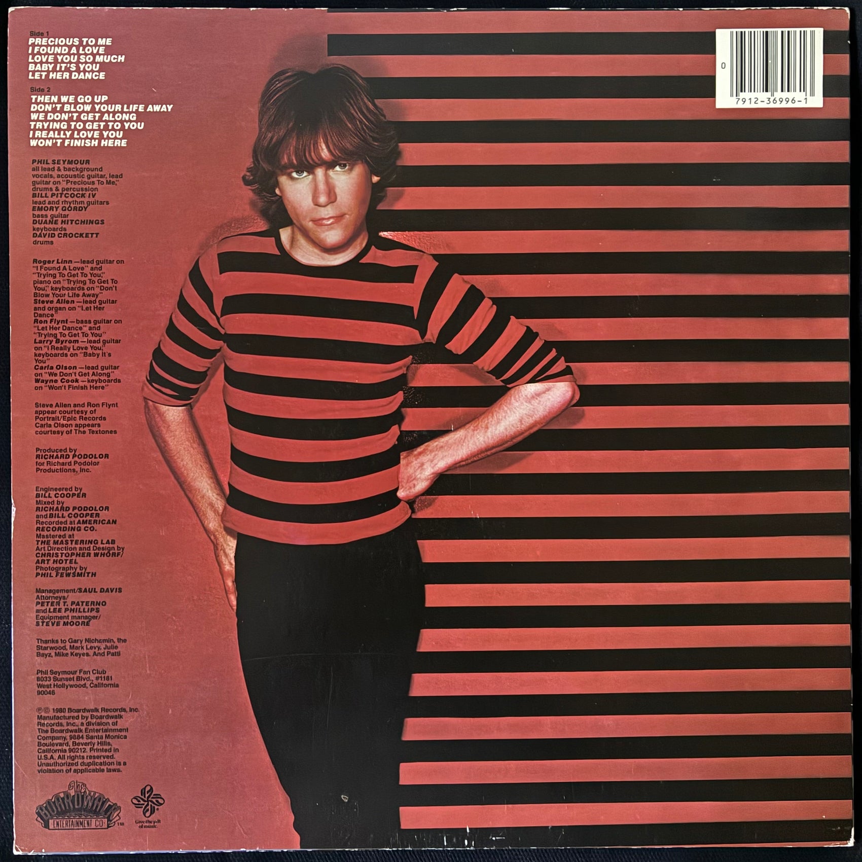 PHIL SEYMOUR - PHIL SEYMOUR (USED VINYL 1980 US M-/EX+)