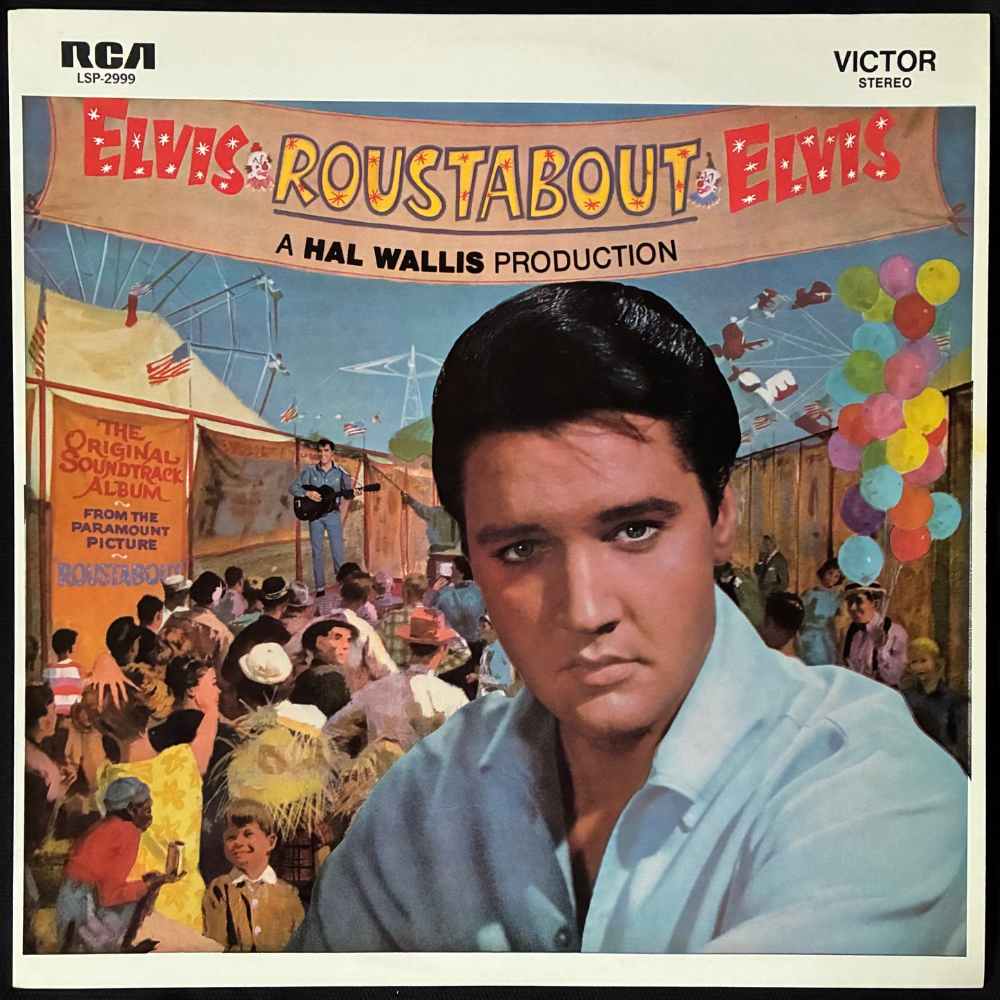 ELVIS PRESLEY - ROUSTABOUT OST (USED VINYL 1977 AUS M-/M-)
