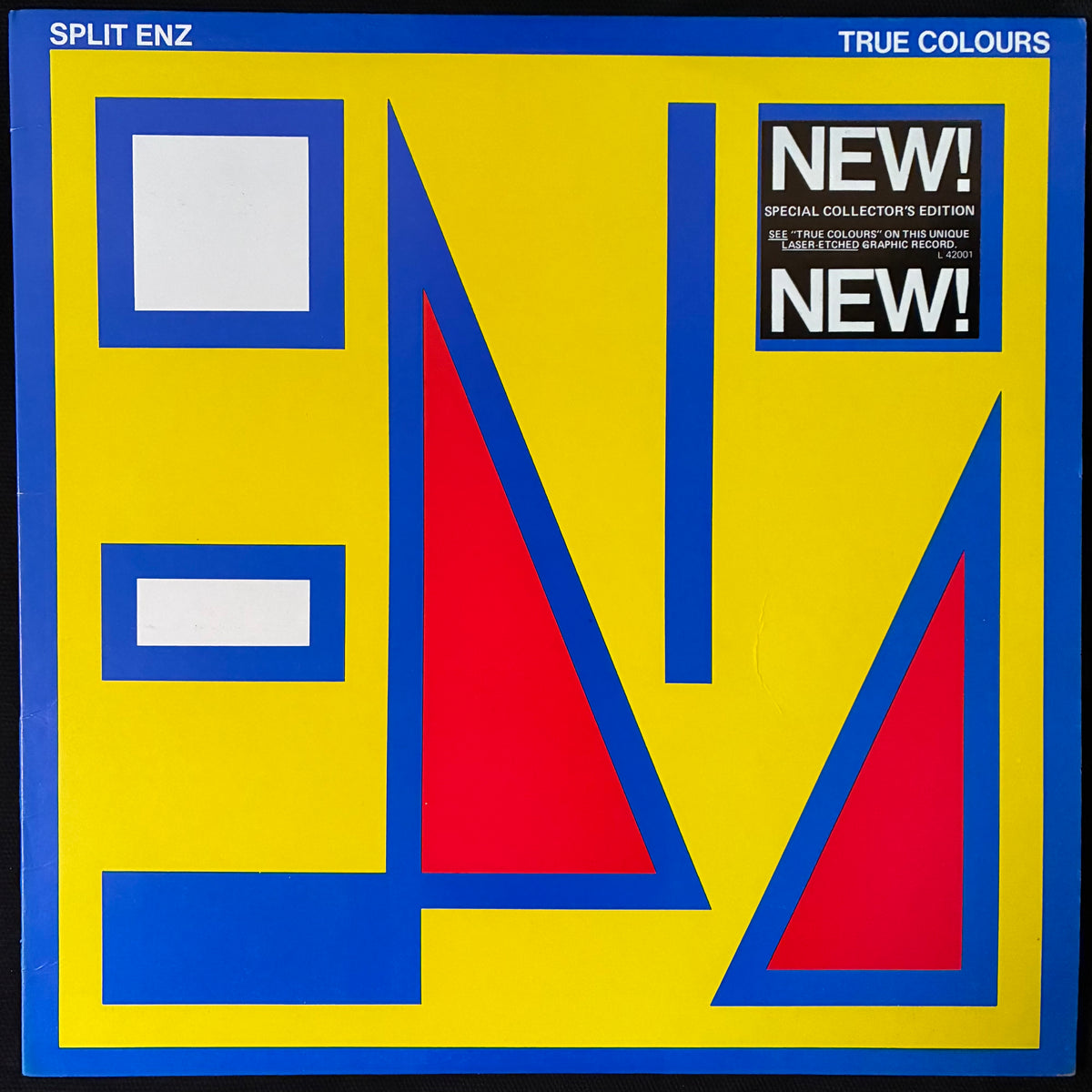 SPLIT ENZ - TRUE COLOURS (FIRST PRESSING) (USED VINYL 1979 AUS M-/M-)