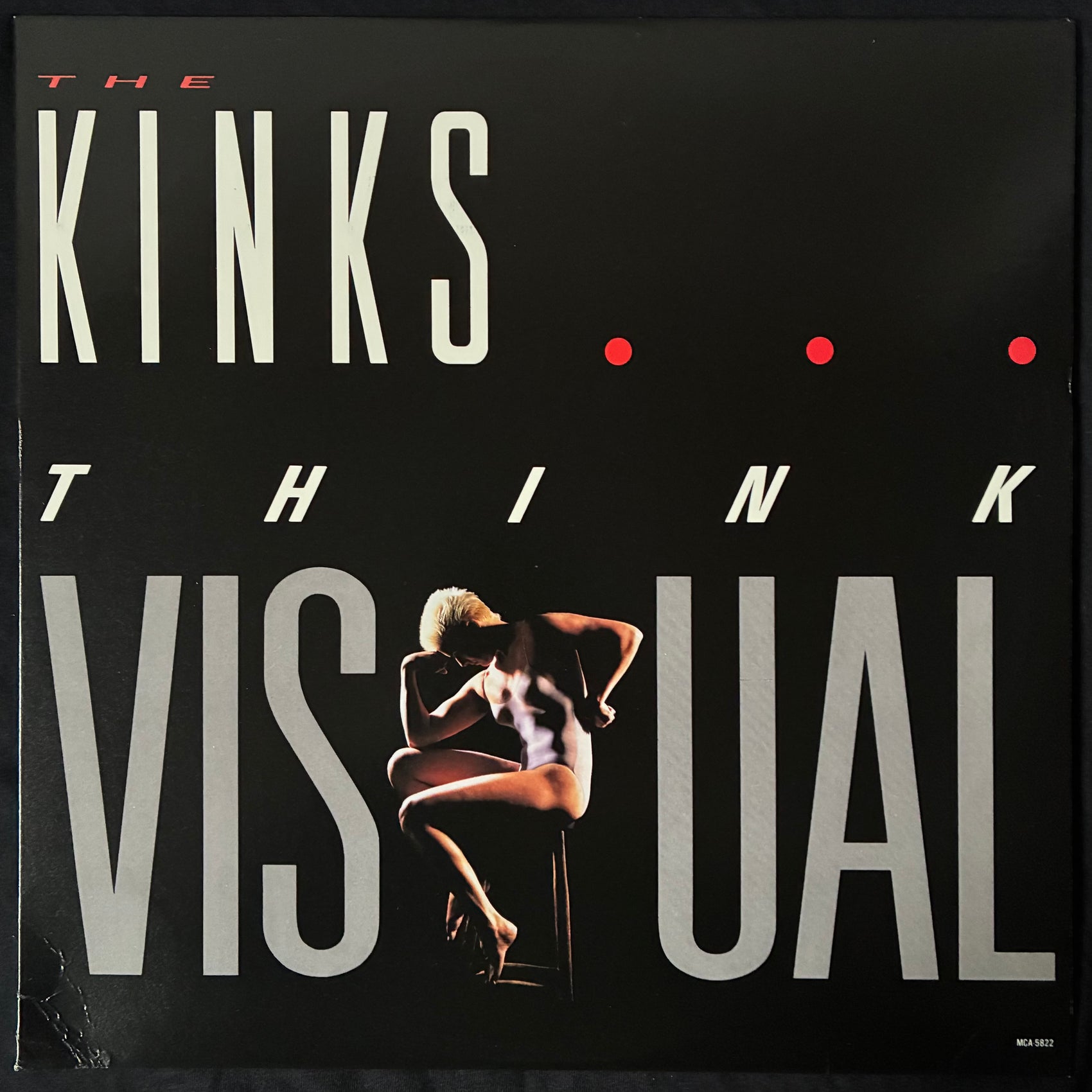 KINKS - THINK VISUAL (USED VINYL 1986 US M-/EX+)