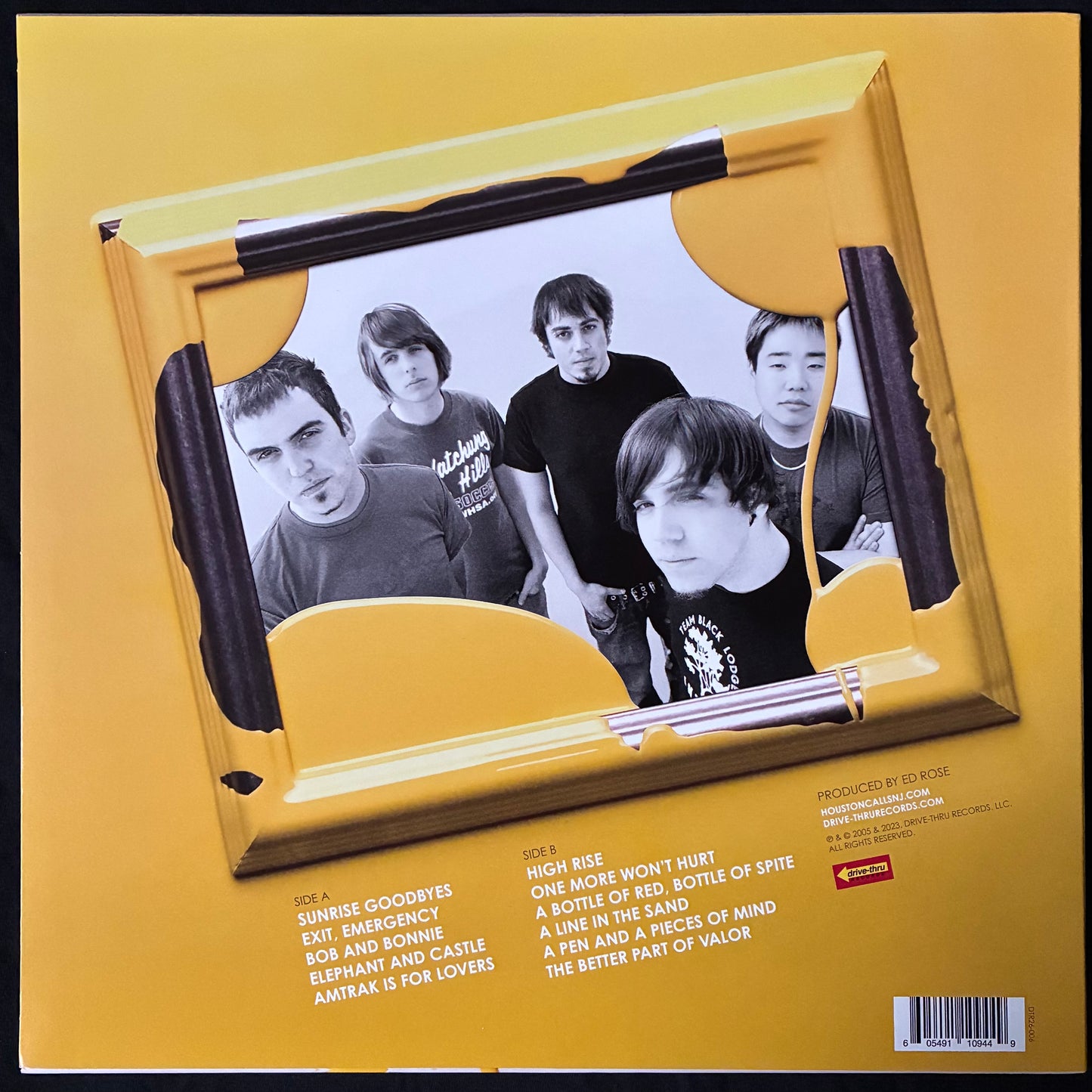 HOUSTON CALLS - A COLLECTION OF SHORT STORIES (CLEAR/YELLOW COLOURED) (USED VINYL 2023 US M-/M-)