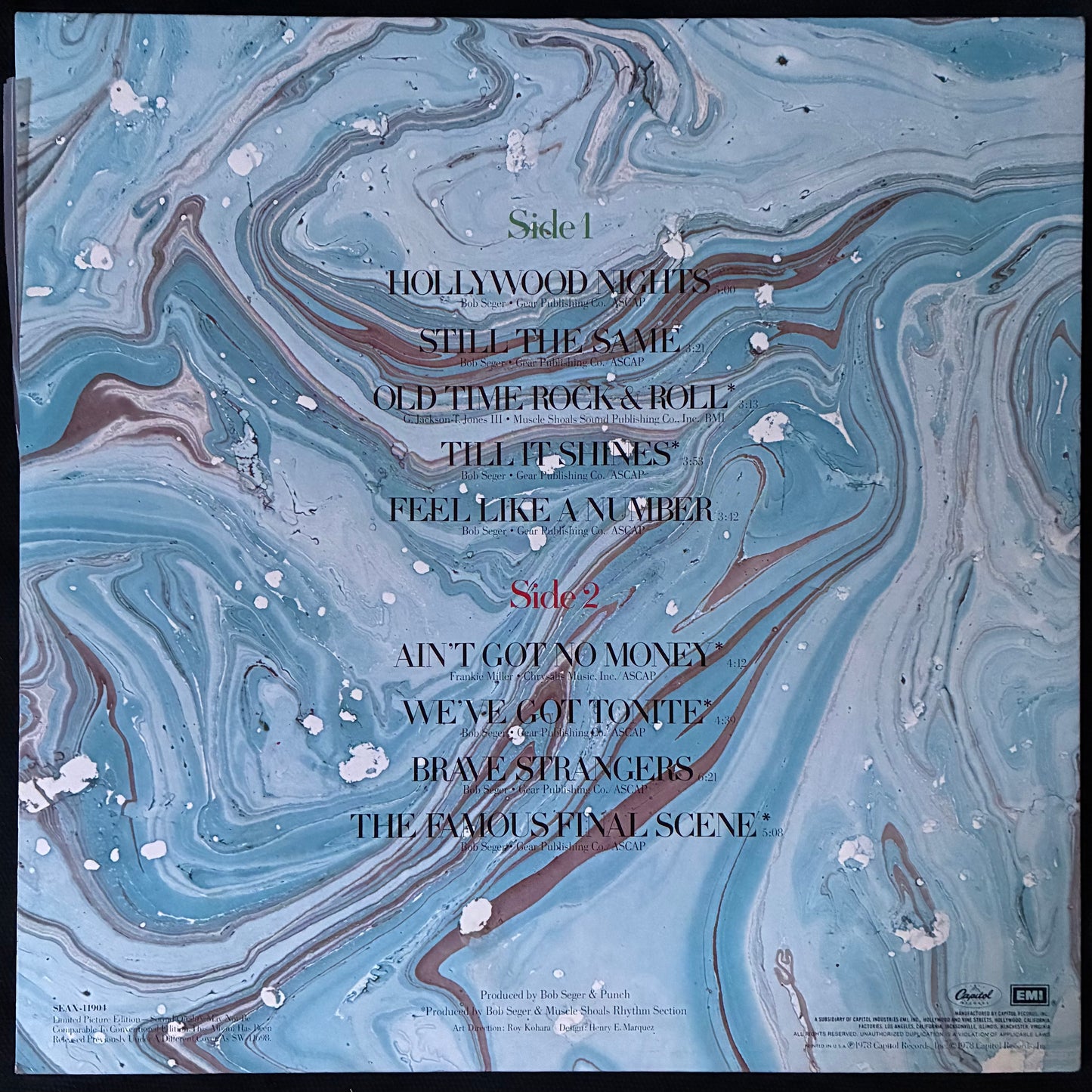 BOB SEGER AND THE SILVER BULLET BAND - STRANGER IN TOWN (PICTURE DISC) (USED VINYL 1978 US M-/M-)