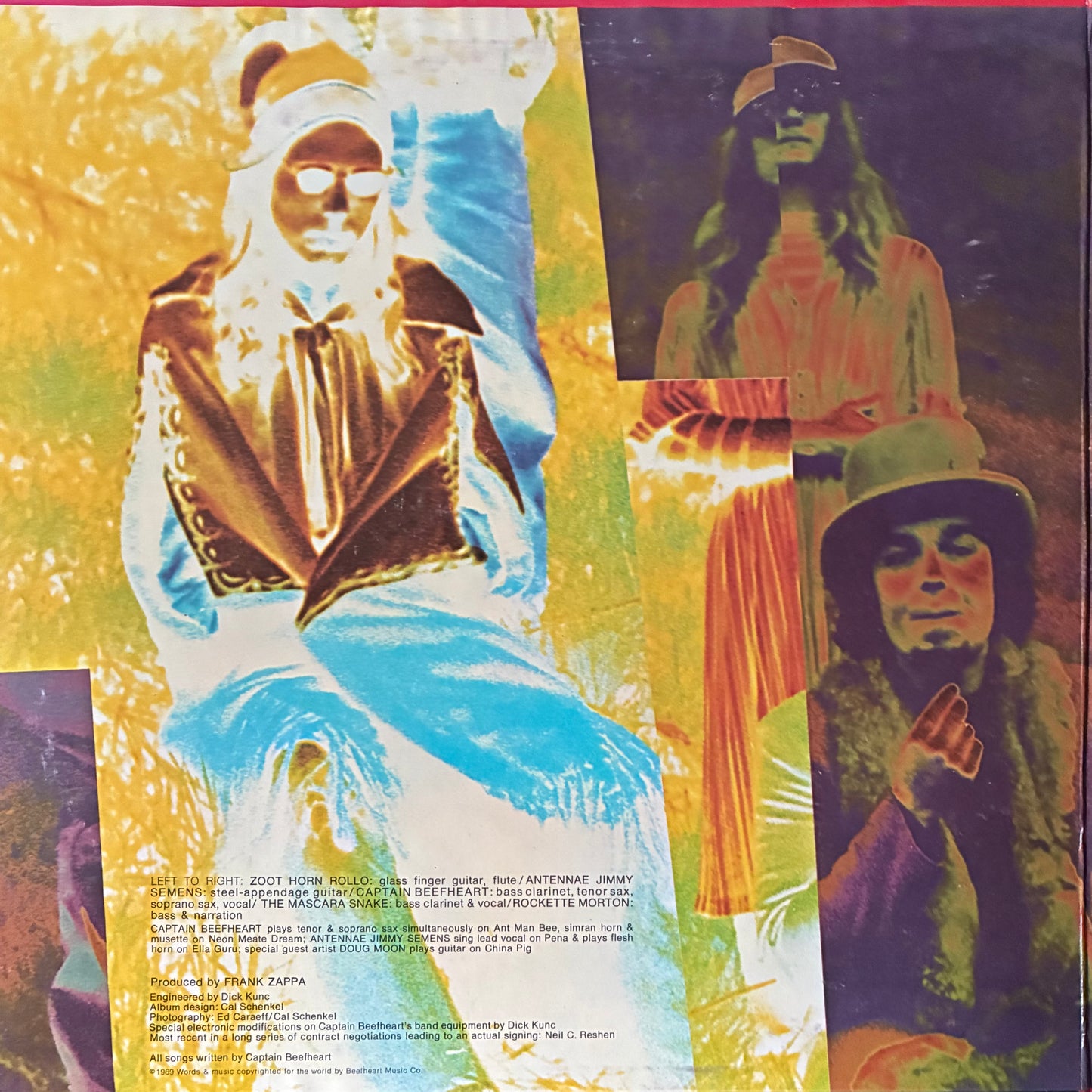 CAPTAIN BEEFHEART & HIS MAGIC BAND - TROUT MASK REPLICA (2LP) (WHITE LABEL PROMO) (USED VINYL 1969 US EX/EX-)