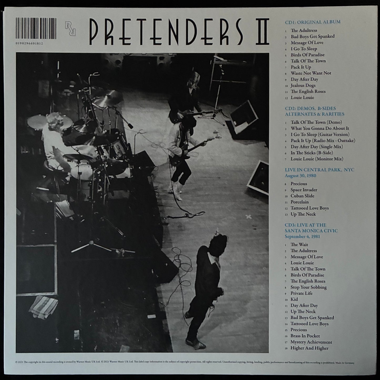 PRETENDERS - PRETENDERS II (3CD SET) (USED CD 2021 M-/M-)