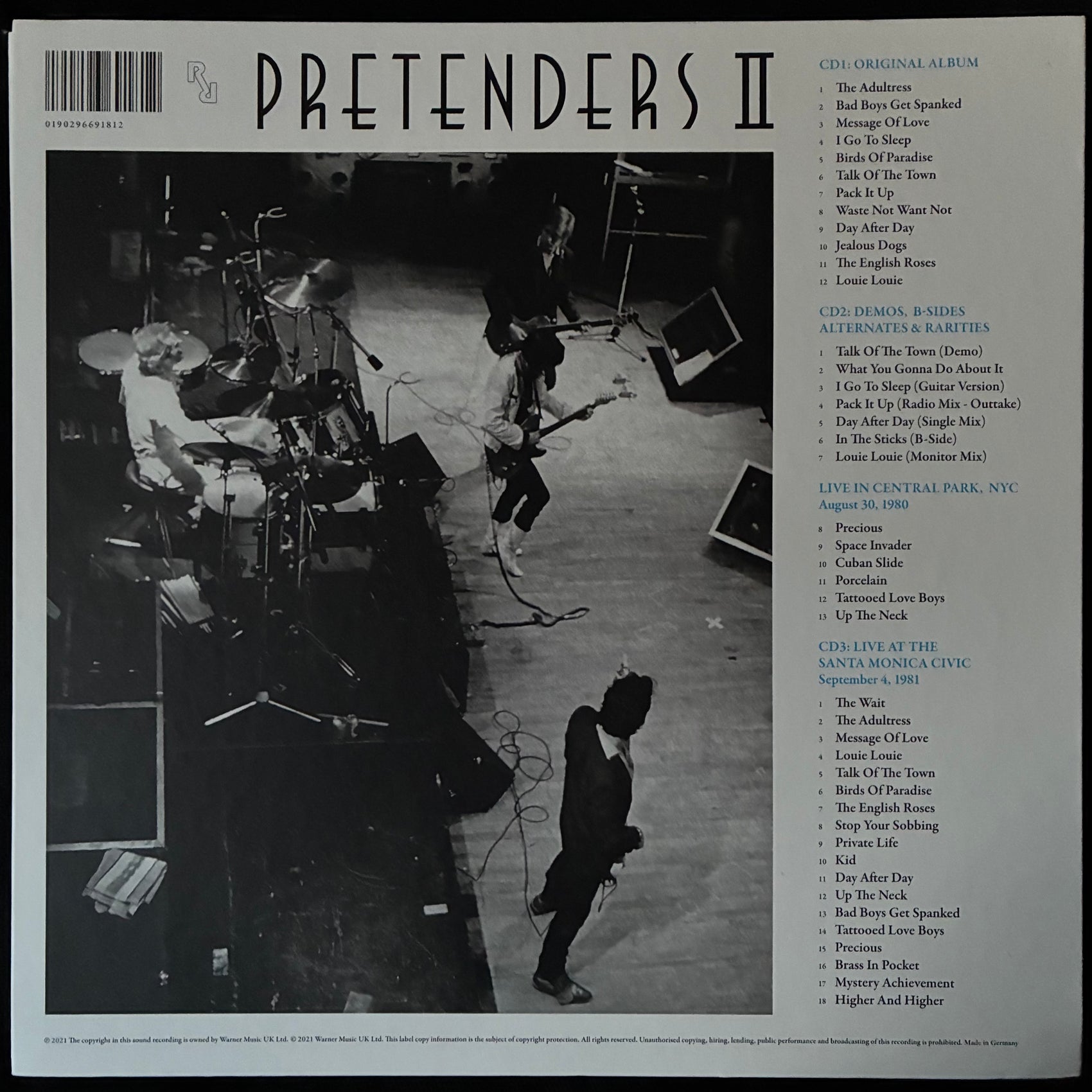 PRETENDERS - PRETENDERS II (3CD SET) (USED CD 2021 M-/M-)