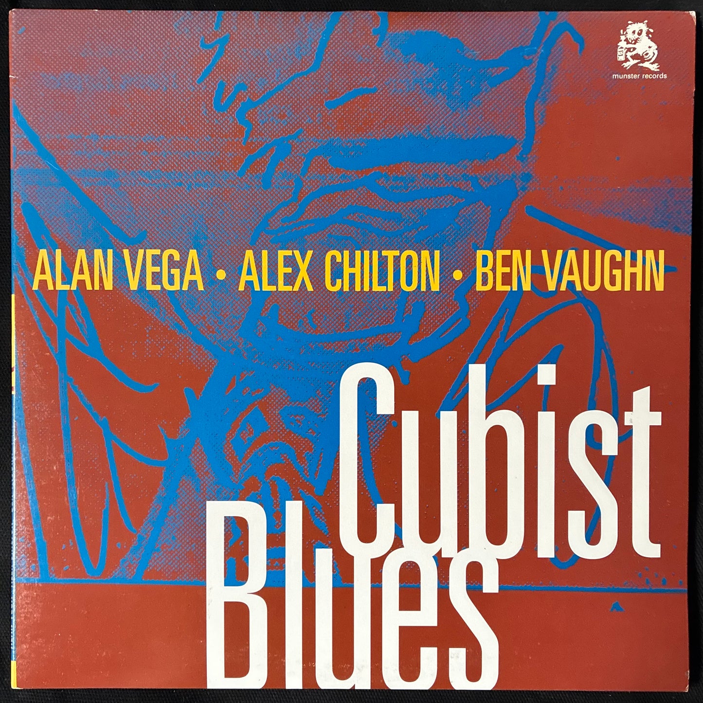ALAN VEGA, ALEX CHILTON AND BEN VAUGHN - CUBIST BLUES (2LP) (USED VINYL 1996 SPAIN M-/EX+)