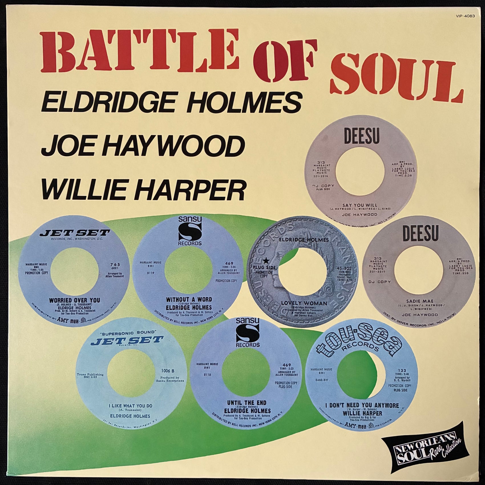 VARIOUS ARTISTS - BATTLE OF SOUL (USED VINYL 1980 JAPAN M-/EX+)