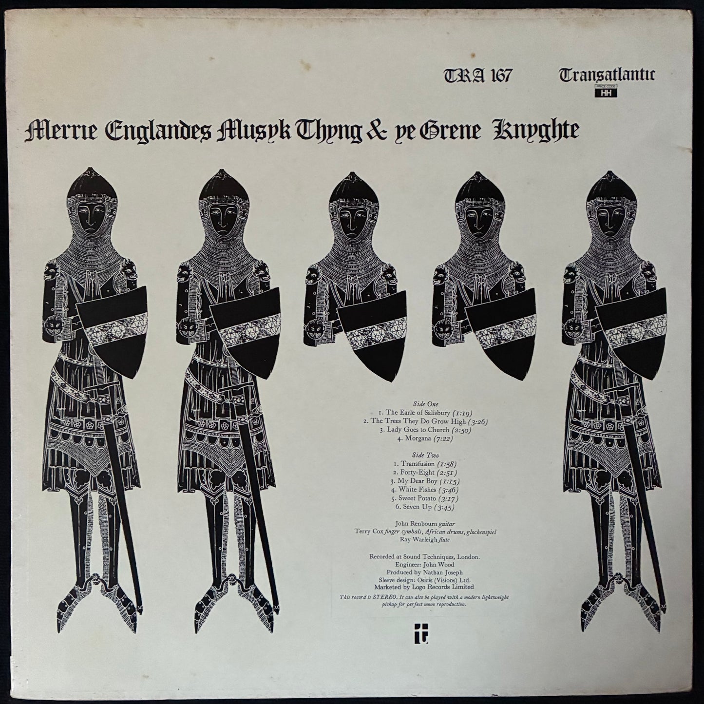 JOHN RENBOURN - SIR JOHN ALOT OF (USED VINYL 1971 UK EX+/EX)
