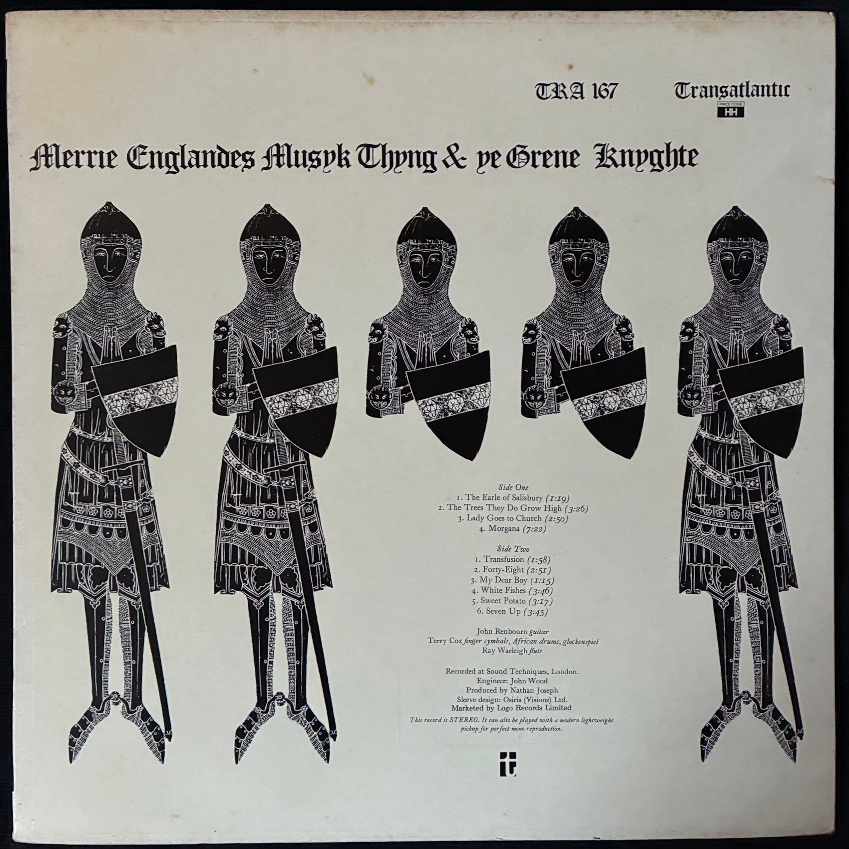 JOHN RENBOURN - SIR JOHN ALOT OF (USED VINYL 1971 UK EX+/EX)