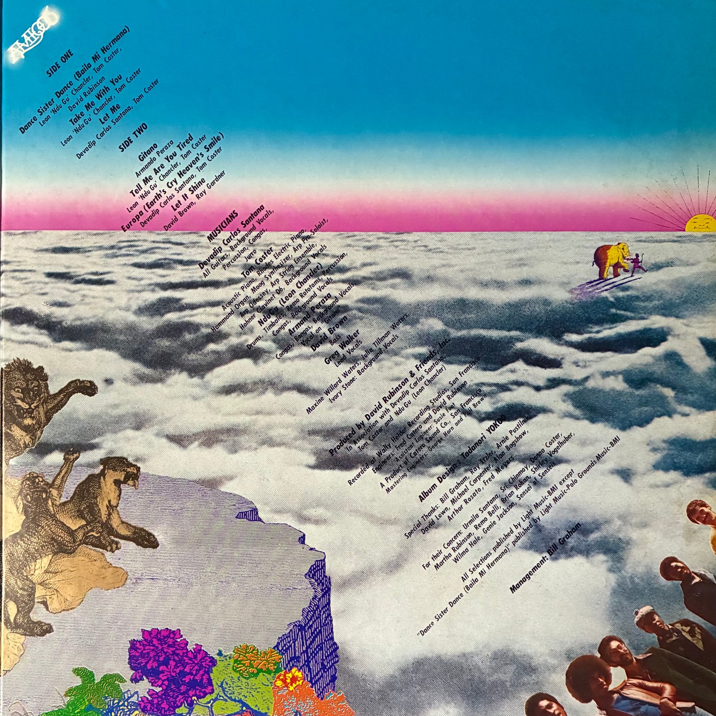 SANTANA - AMIGOS (USED VINYL 1976 JAPAN M-/EX+)