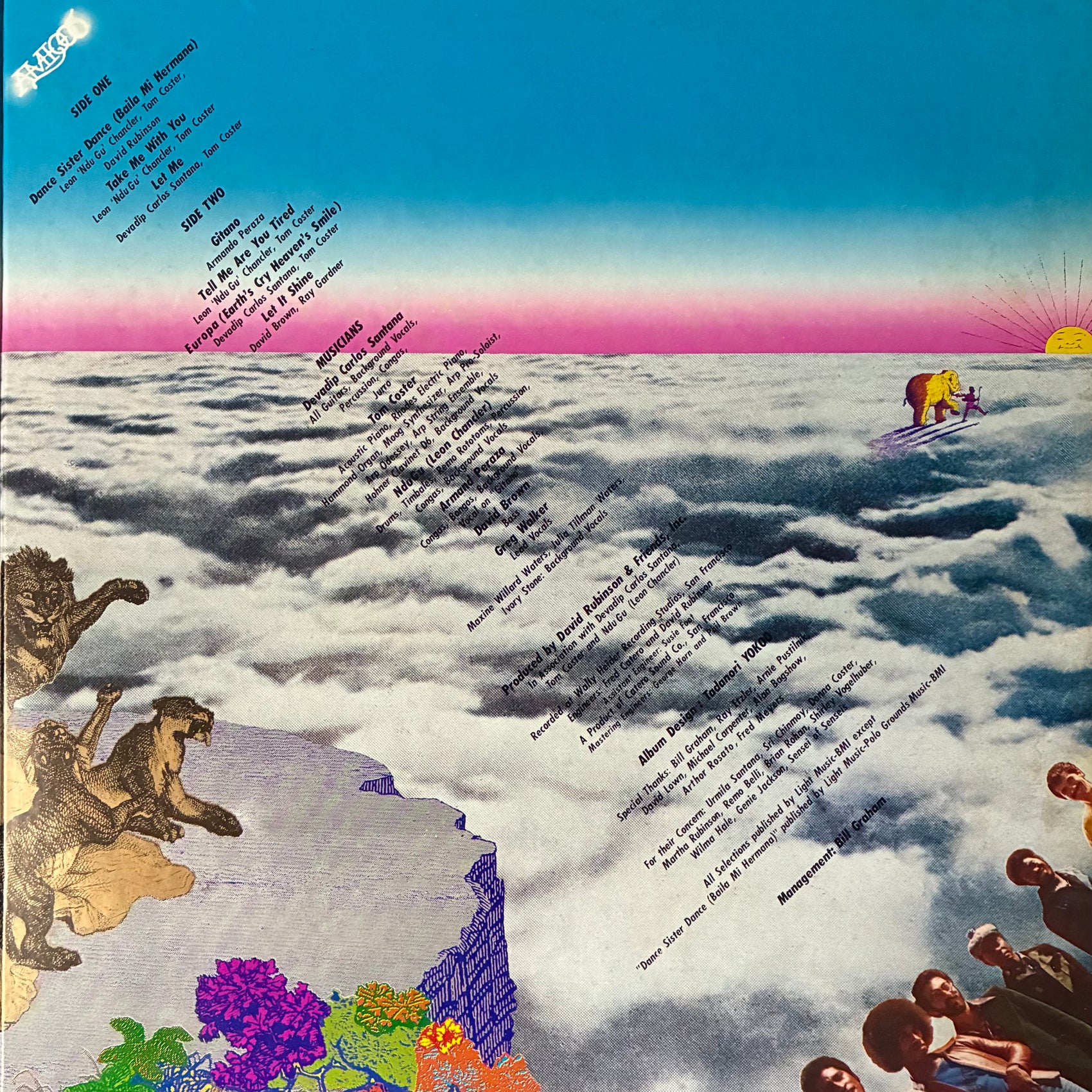 SANTANA - AMIGOS (USED VINYL 1976 JAPAN M-/EX+)