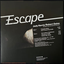 Load image into Gallery viewer, JODY HARRIS/ROBERT QUINE - ESCAPE (WHITE COLOURED) (USED VINYL 2020 AUS M-/M-)
