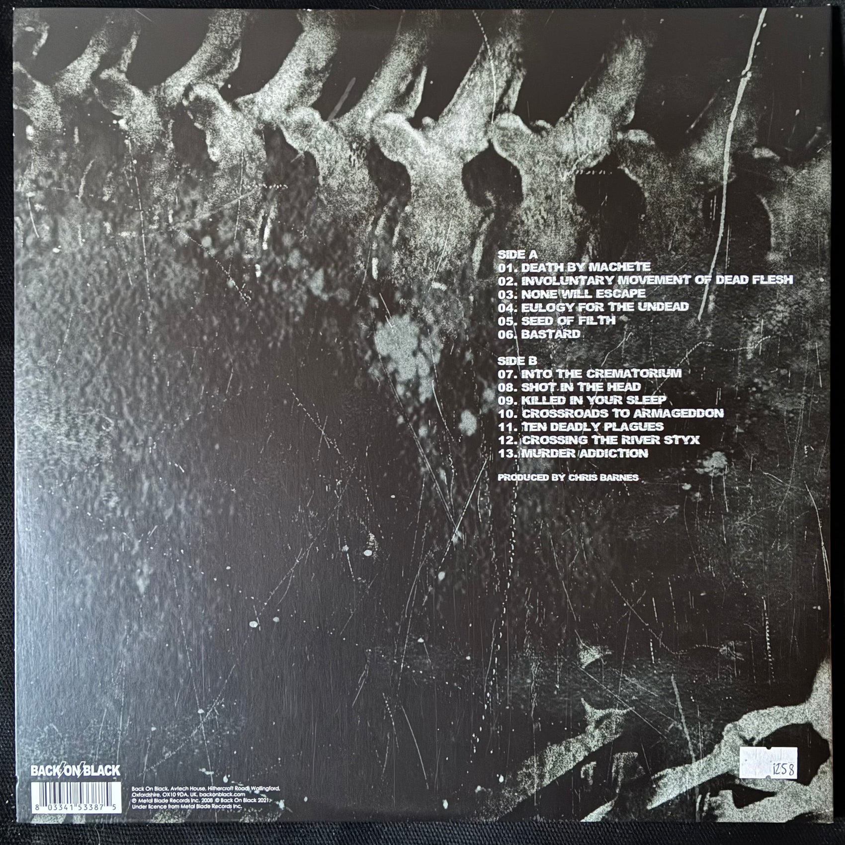 SIX FEET UNDER - DEATH RITUALS (CLEAR/BLACK COLOURED) (USED VINYL 2022 EU M-/M-)