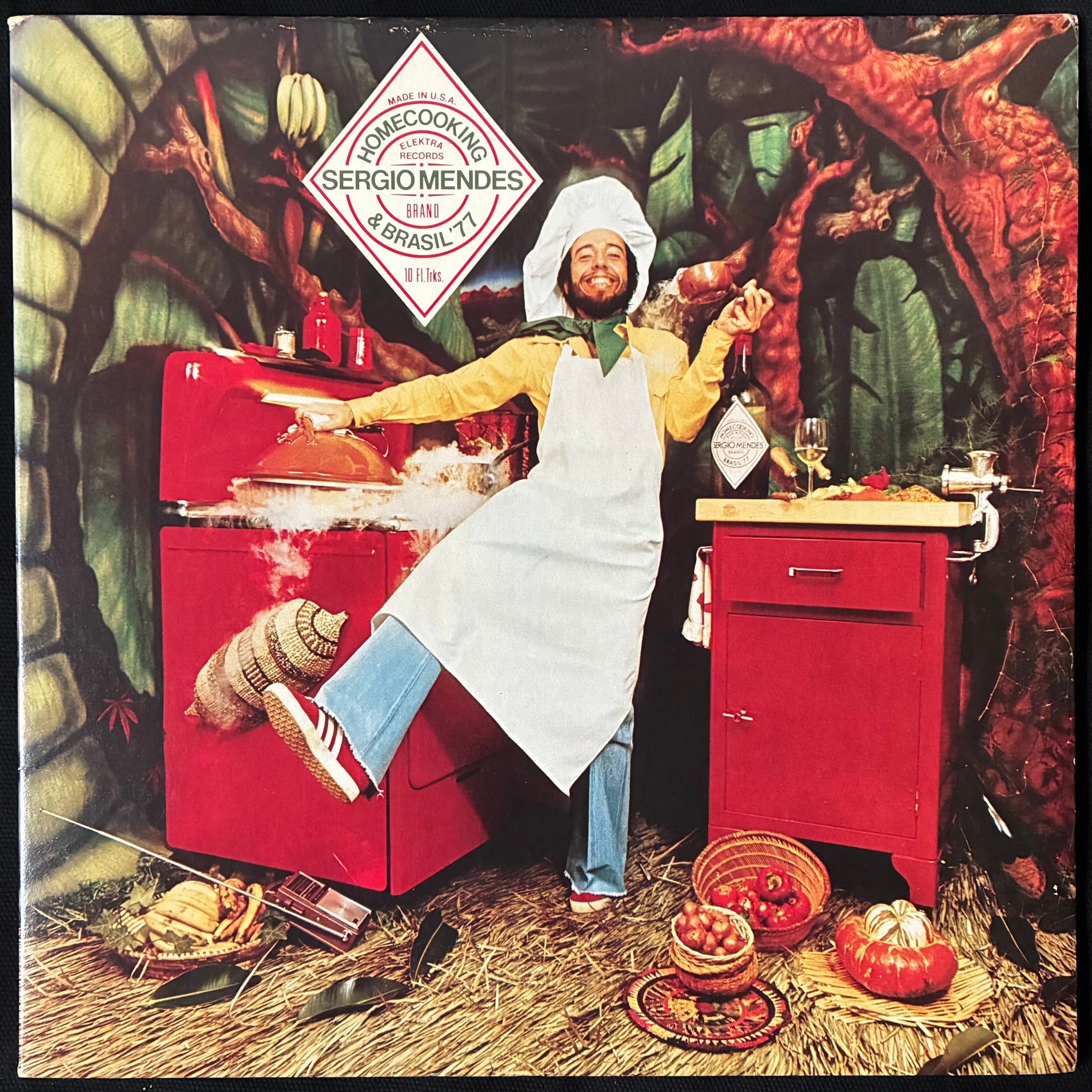 SERGIO MENDES & BRASIL '77 - HOMECOOKING (USED VINYL 1976 US M-/EX-)